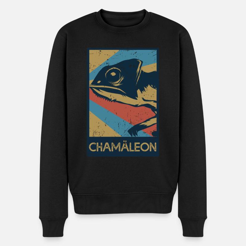 Cadeau caméléon - Pull Premium bio Homme - noir