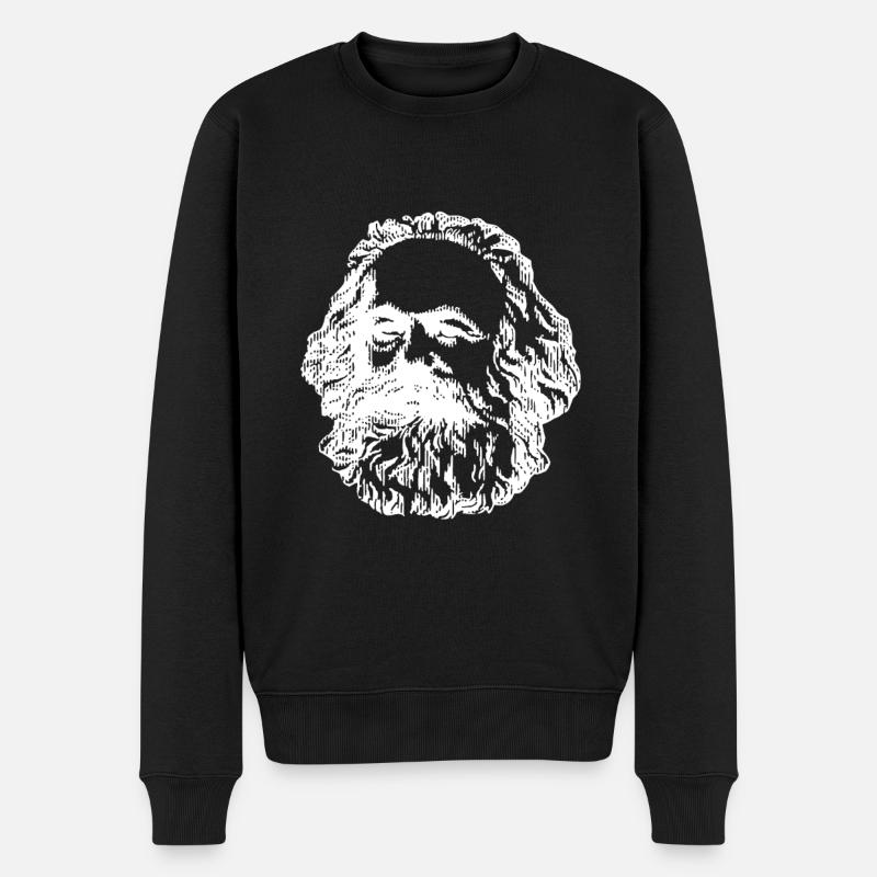 Karl Marx - Pull Premium bio Homme - noir