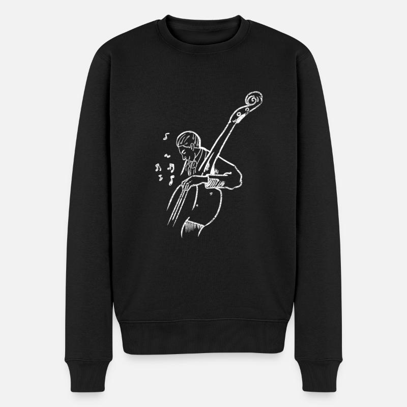 Cadeau de contrebasse - Pull Premium bio Homme - noir