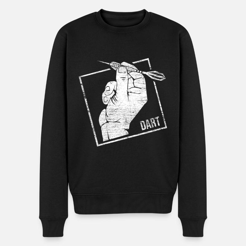Cadeau de fléchettes - Pull Premium bio Homme - noir