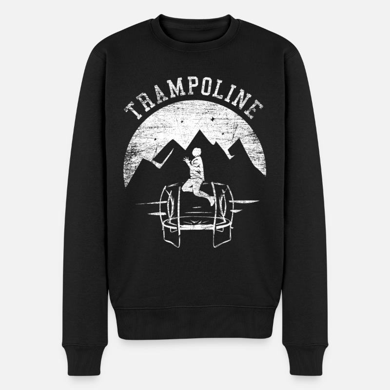 Cadeau trampoline - Pull Premium bio Homme - noir