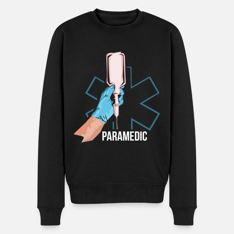 Cadeau paramédic d'urgence médicale - Pull Premium bio Homme - noir