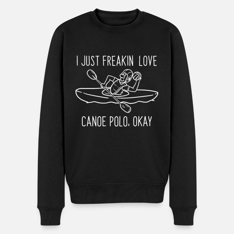 Canoë polo - Pull Premium bio Homme - noir