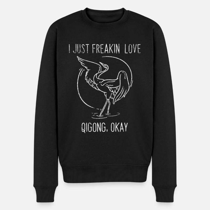 Qigong - Pull Premium bio Homme - noir