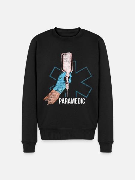 paramedic - Men's Premium Organic Jumper - black