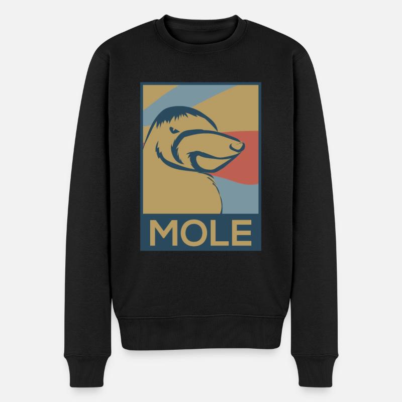 taupe - Pull Premium bio Homme - noir