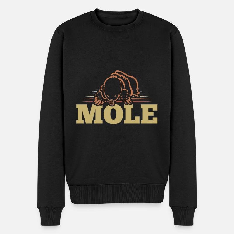 taupe - Pull Premium bio Homme - noir