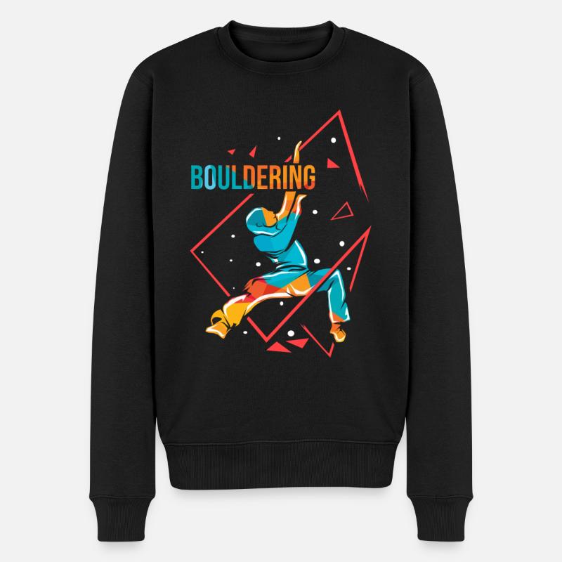 bouldering - Pull Premium bio Homme - noir