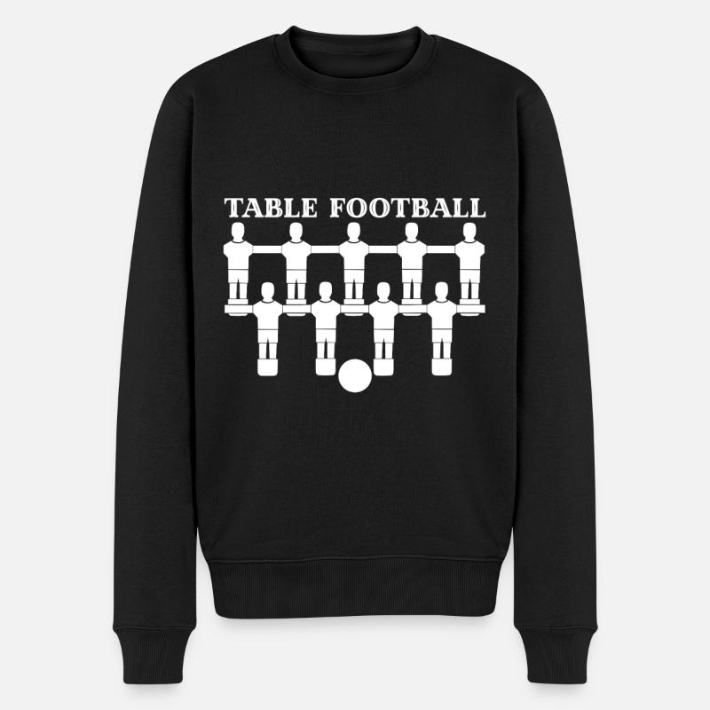 football de table - Pull Premium bio Homme - noir