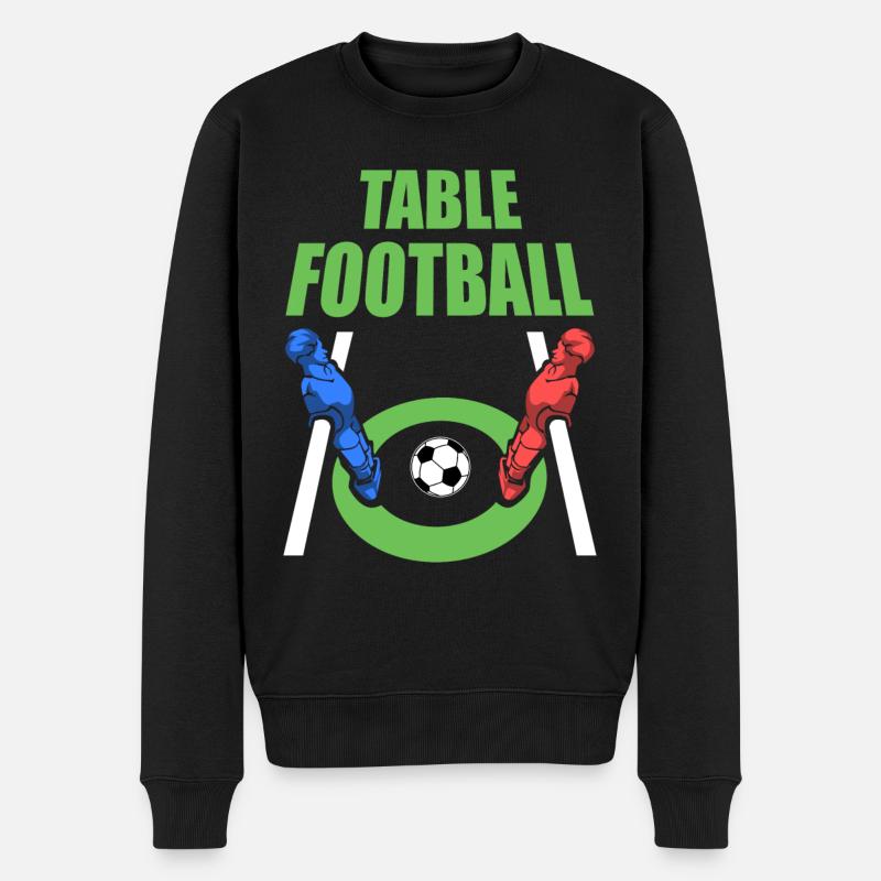 football de table - Pull Premium bio Homme - noir