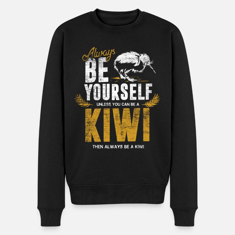 Cadeau kiwi - Pull Premium bio Homme - noir