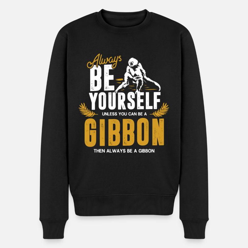 gibbon - Pull Premium bio Homme - noir