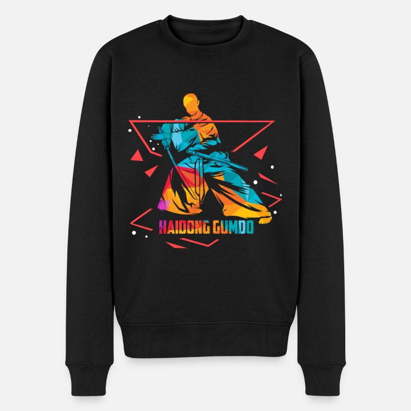 Haidong Gumdo - Männer Premium Bio Pullover - Schwarz