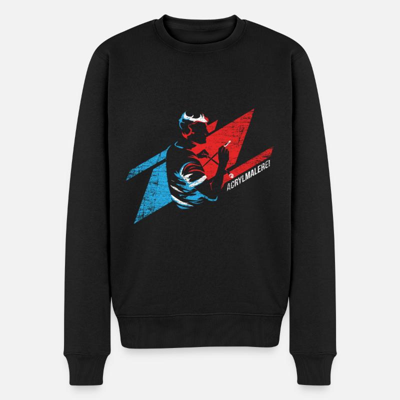 acryliques - Pull Premium bio Homme - noir