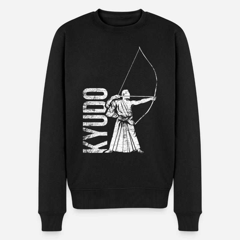 Kyudo cadeau - Pull Premium bio Homme - noir