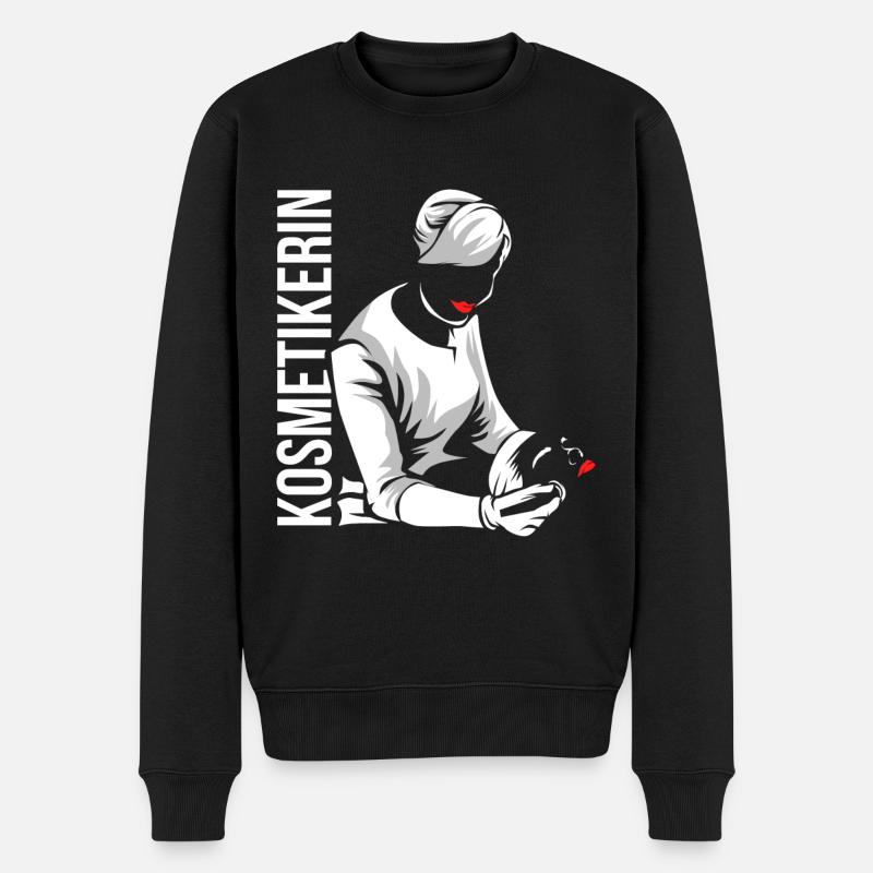 esthéticien - Pull Premium bio Homme - noir