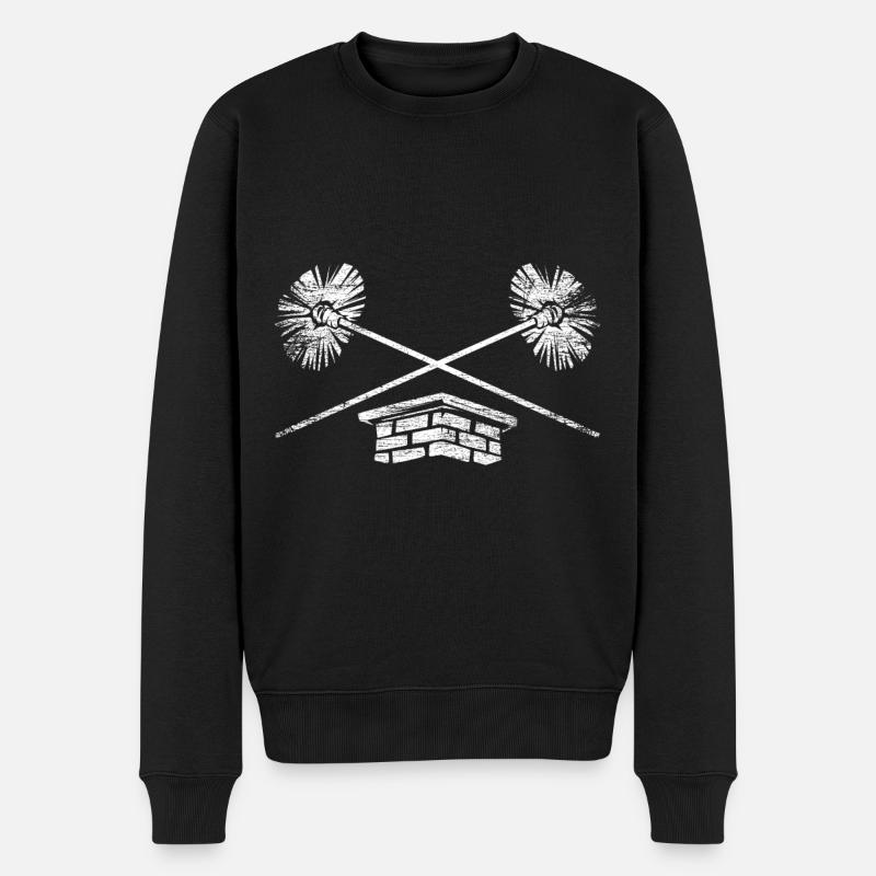 Schornsteinfeger Geschenk - Männer Premium Bio Pullover - Schwarz