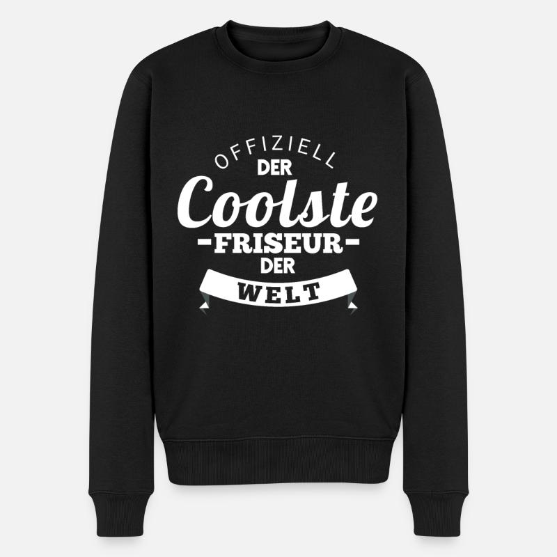 Coiffeur - Pull Premium bio Homme - noir