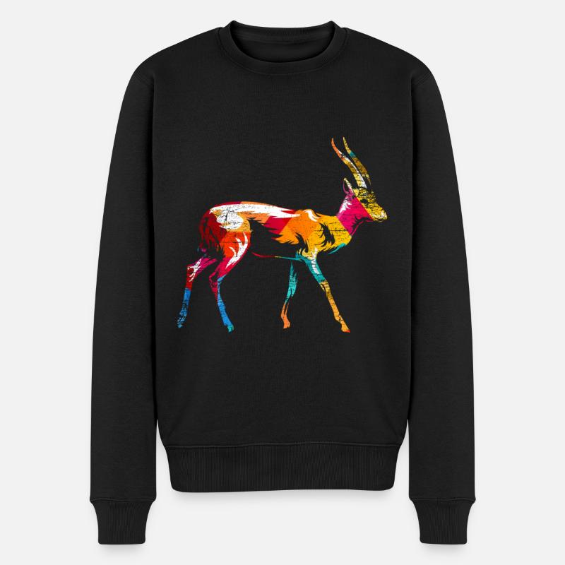 Gazelle - Pull Premium bio Homme - noir