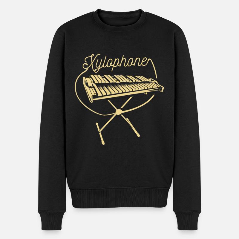 Cadeau de xylophone - Pull Premium bio Homme - noir