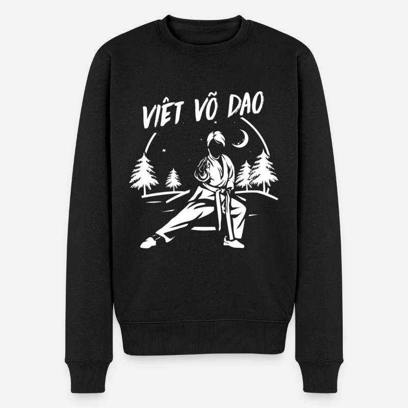 Viet Vo Dao Geschenk - Männer Premium Bio Pullover - Schwarz