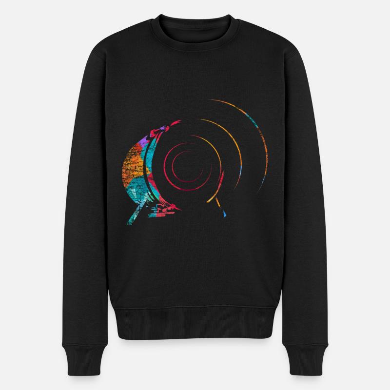 Cadeau Drum n Bass - Pull Premium bio Homme - noir