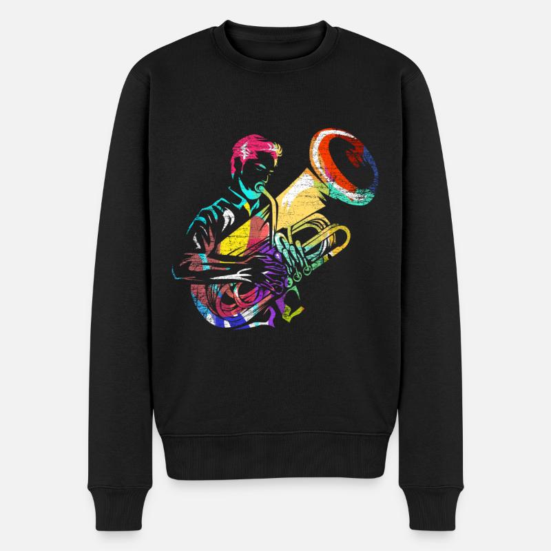 Cadeau de tuba - Pull Premium bio Homme - noir