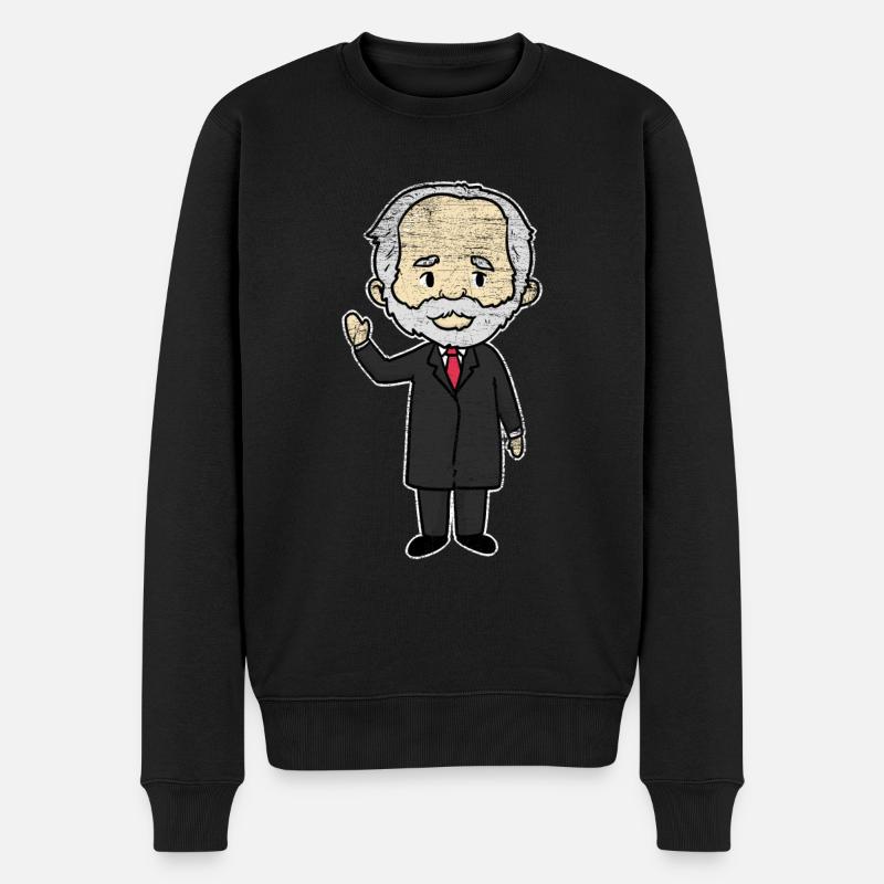 Compositeur Pyotr Tchaïkovski - Pull Premium bio Homme - noir