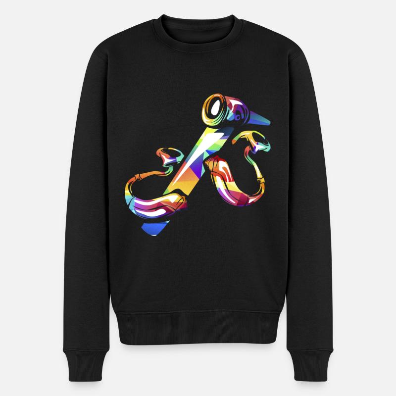 audiologiste - Pull Premium bio Homme - noir