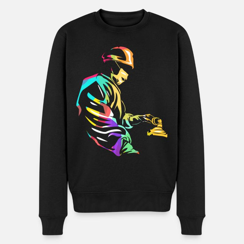 Cadeau d'anesthésie anesthésiste - Pull Premium bio Homme - noir