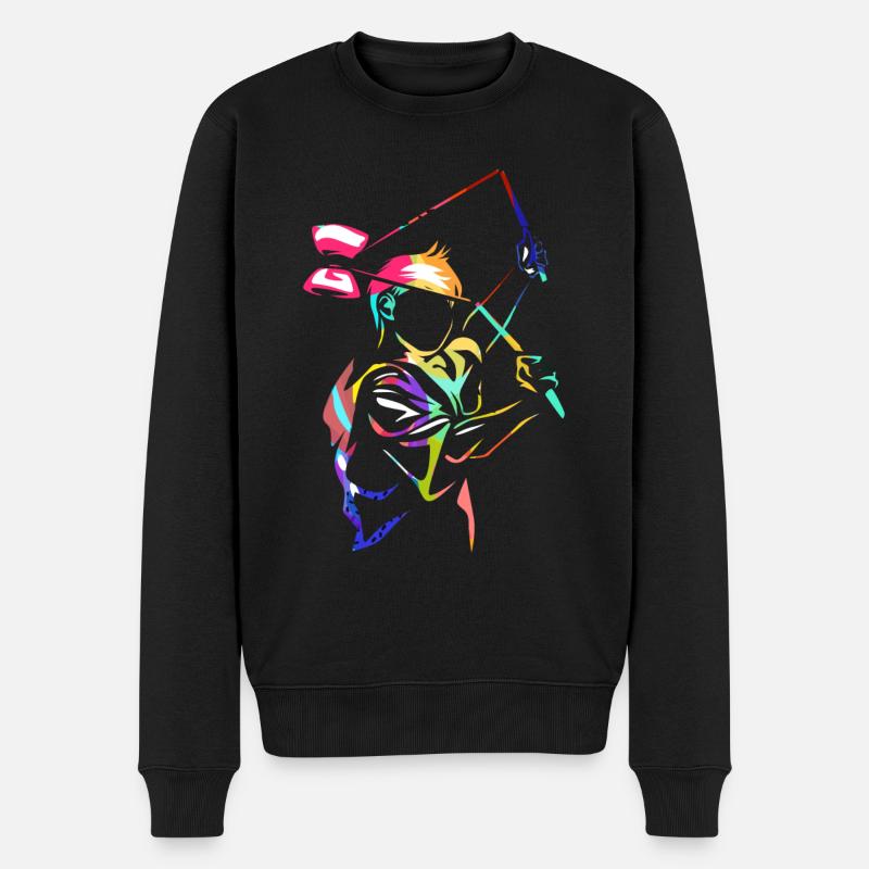 Diabolo - Pull Premium bio Homme - noir
