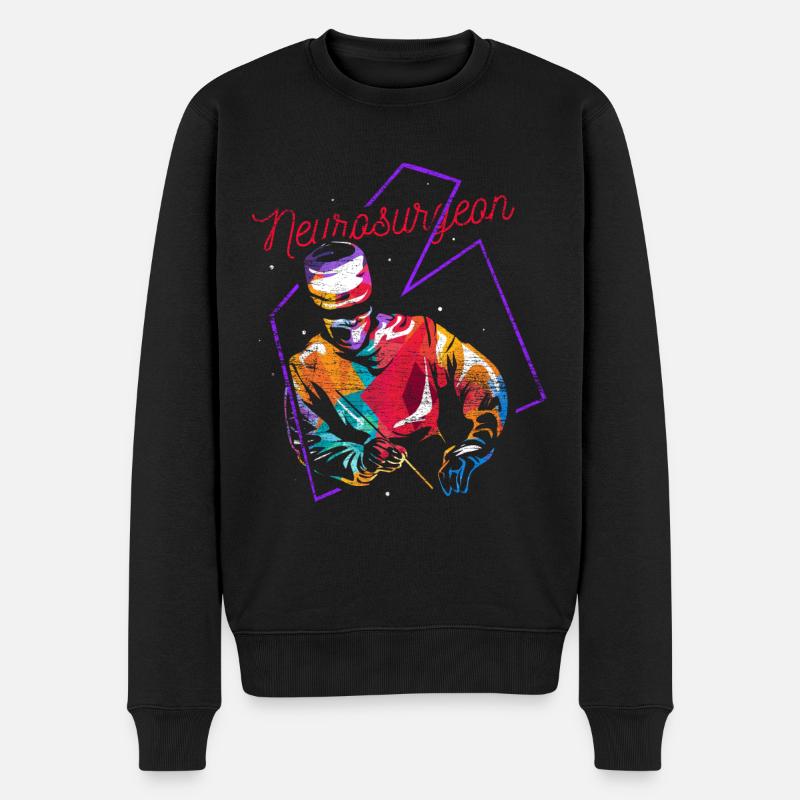 Neurochirurgin Geschenk - Männer Premium Bio Pullover - Schwarz