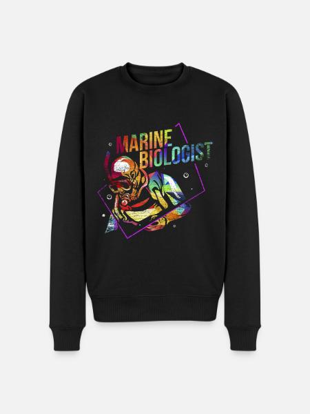 Marine biology gift - Men's Premium Organic Jumper - black