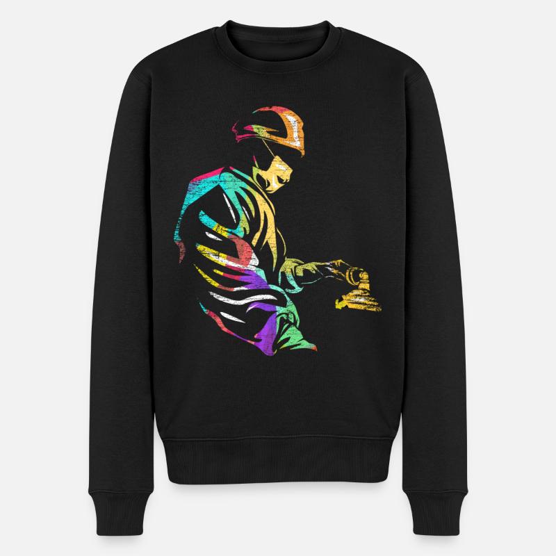 Anästhesist - Männer Premium Bio Pullover - Schwarz