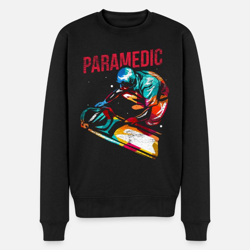 Ambulanciers Cadeau - Pull Premium bio Homme - noir