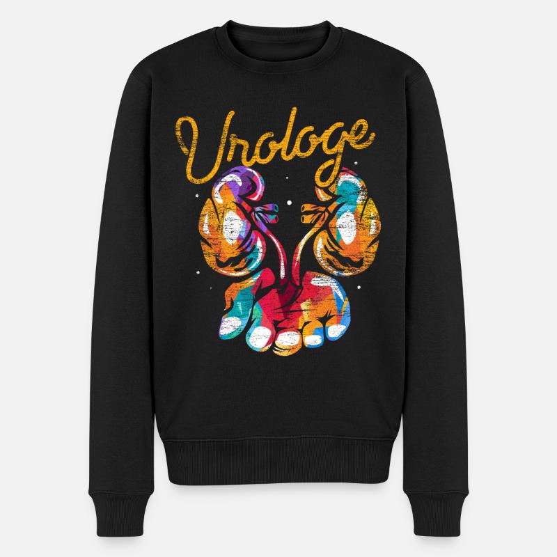 Urologue Urologie Cadeau - Pull Premium bio Homme - noir