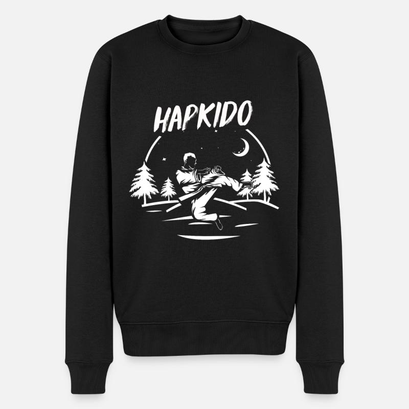 Hapkido Geschenk - Männer Premium Bio Pullover - Schwarz