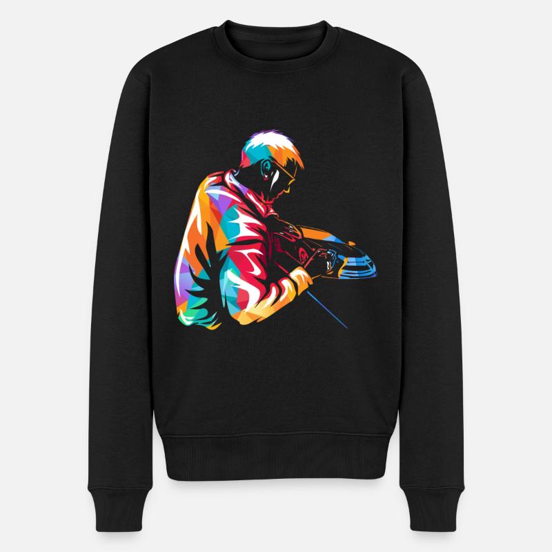 Mediendesigner - Männer Premium Bio Pullover - Schwarz