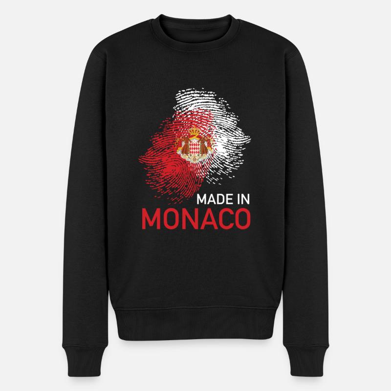 ADN de Monaco - Pull Premium bio Homme - noir