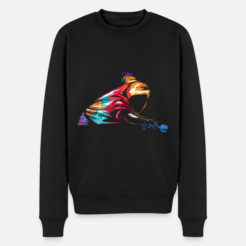 billard - Pull Premium bio Homme - noir