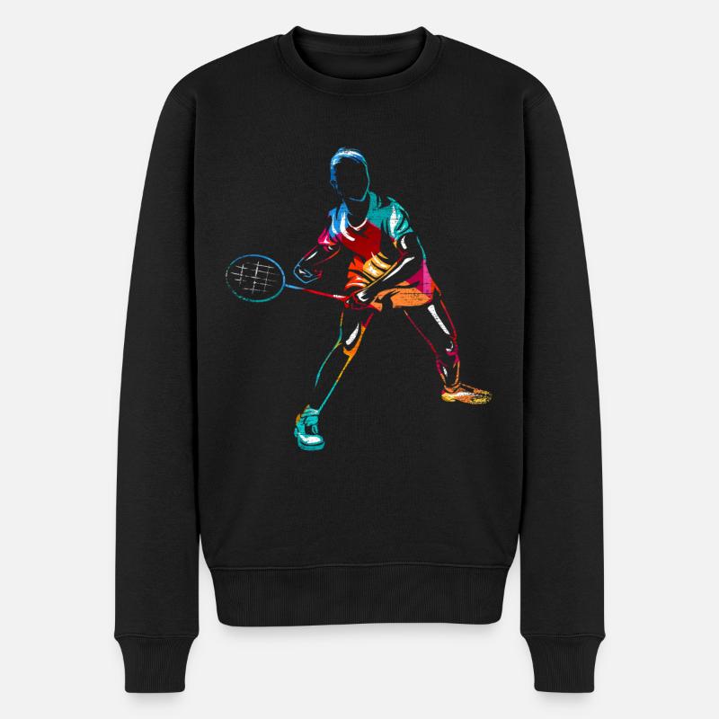 Sport de badminton - Pull Premium bio Homme - noir