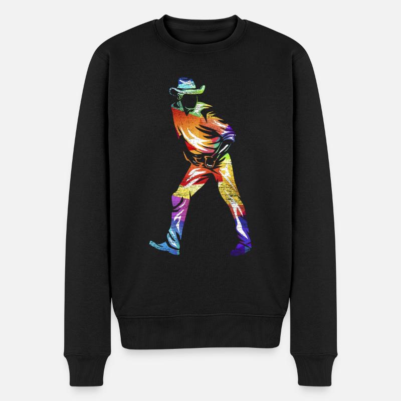 Danse en ligne - Pull Premium bio Homme - noir