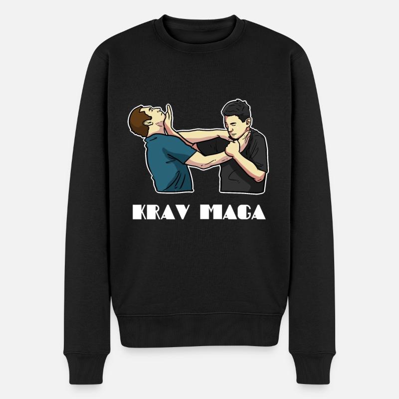 Krav Maga - Pull Premium bio Homme - noir