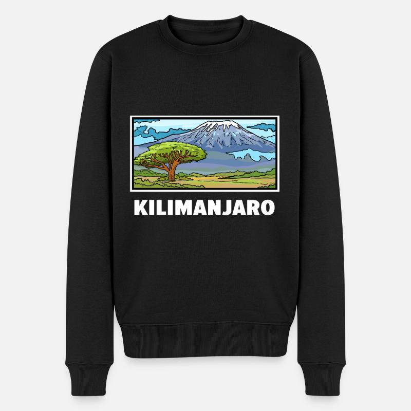Kilimandjaro - Pull Premium bio Homme - noir