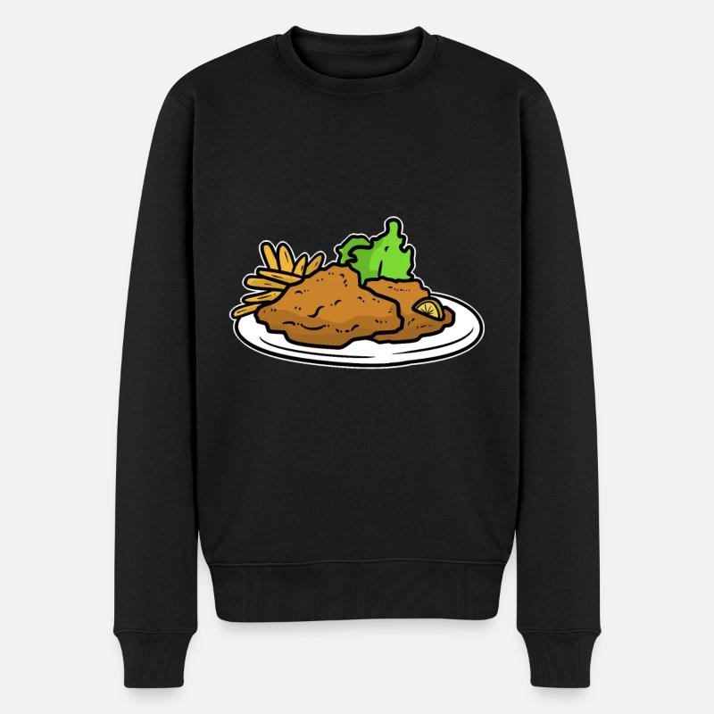 Wiener schnitzel - Pull Premium bio Homme - noir