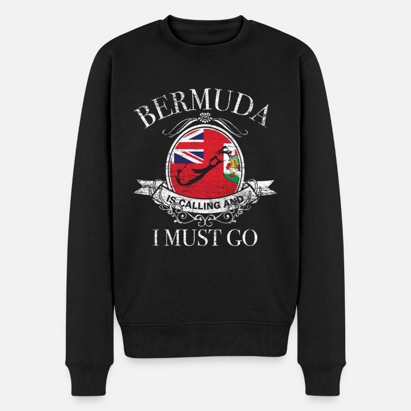 Cadeau des Bermudes - Pull Premium bio Homme - noir