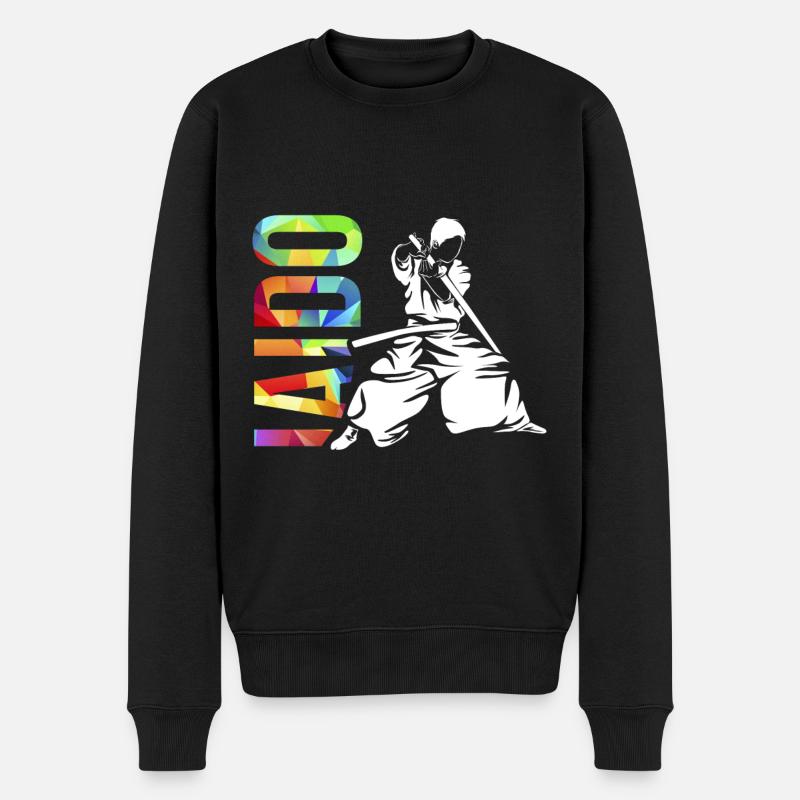 Iaido - Männer Premium Bio Pullover - Schwarz