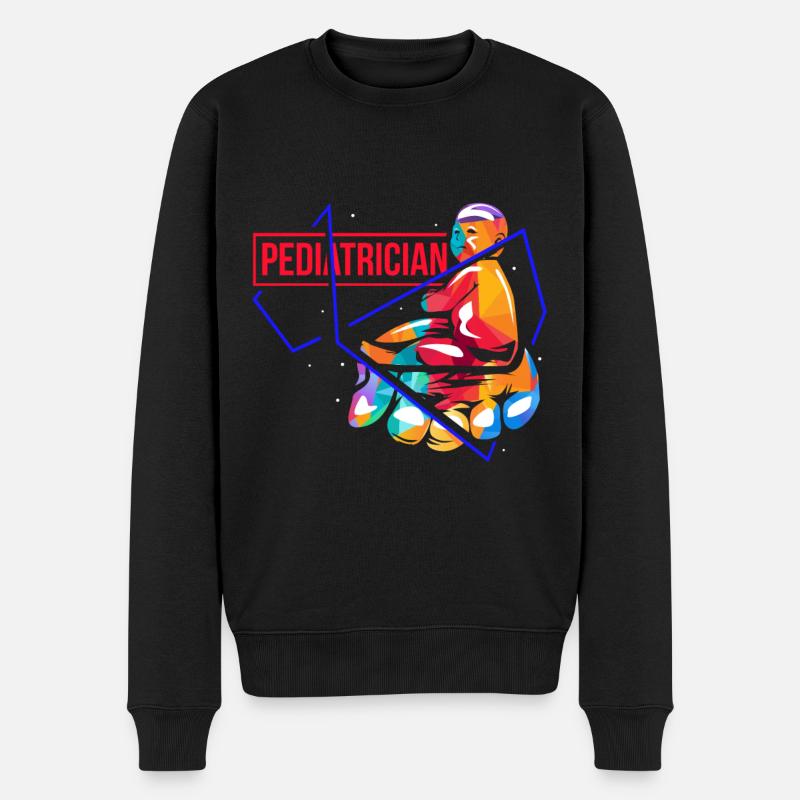 Pédiatre - Pull Premium bio Homme - noir