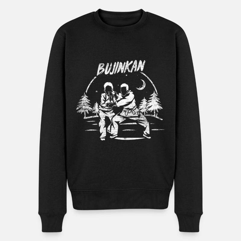 Cadeau Bujinkan - Pull Premium bio Homme - noir
