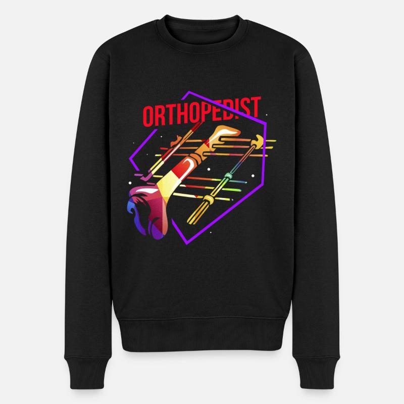 Orthopäde Geschenk - Männer Premium Bio Pullover - Schwarz